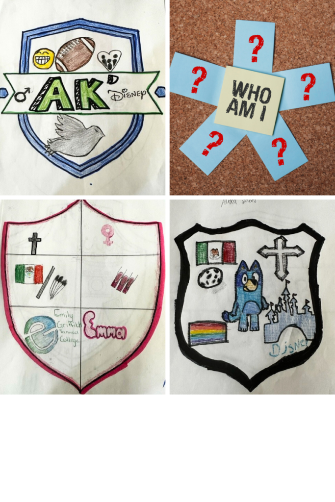 YESS Institute SEL Classroom Model Activity at Denver North High School: "Coat of Arms"